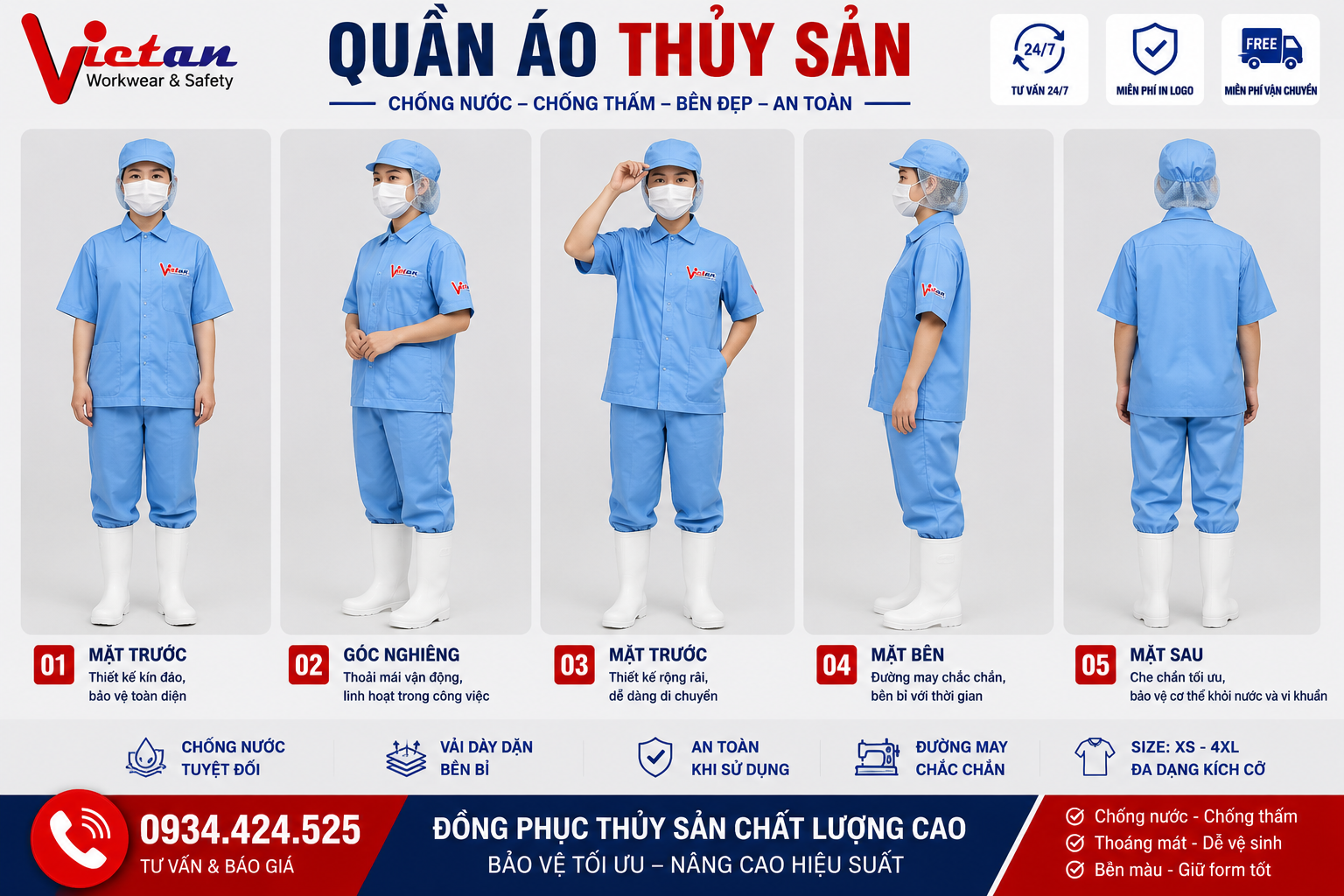 Mẫu quần áo thủy sản bán chạy nhất hiện nay