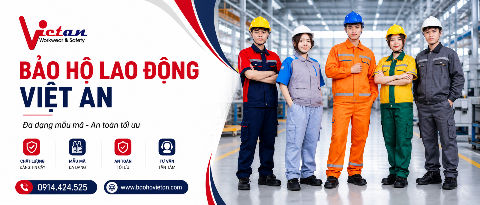 5 Mẫu quần áo bảo hộ lao động được ưa chuộng nhất năm 2026