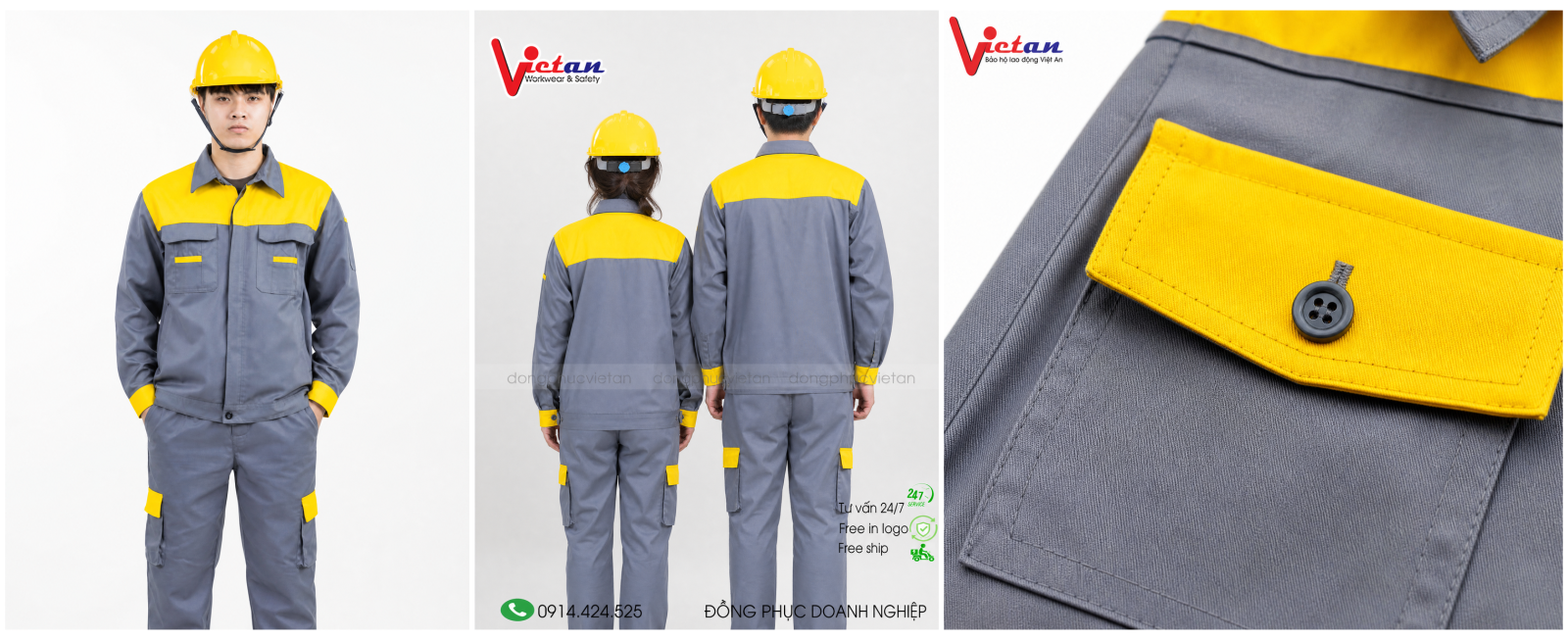 Đồ bảo hộ lao động - thiết kế đa dạng, bảo vệ người lao động tuyệt đối
