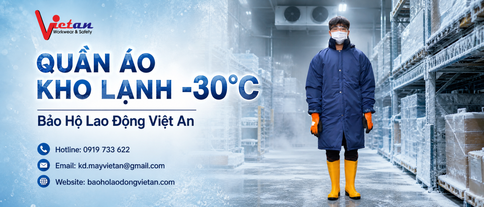Quần áo kho lạnh Việt An