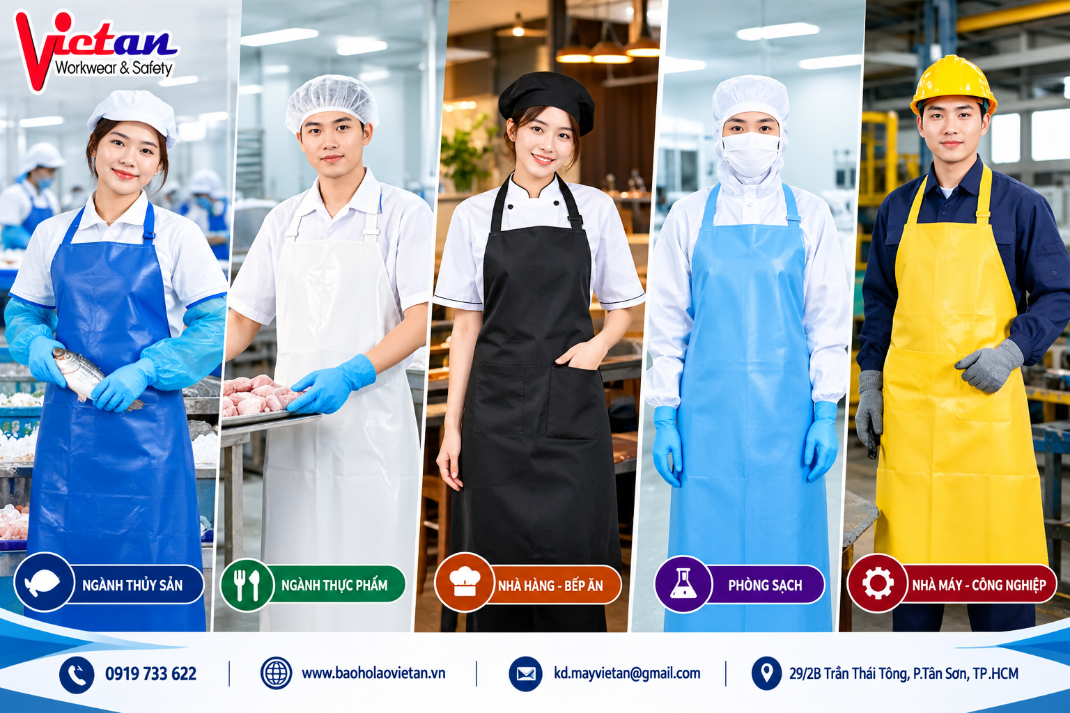 Tạp dề đồng phục cho doanh nghiệp